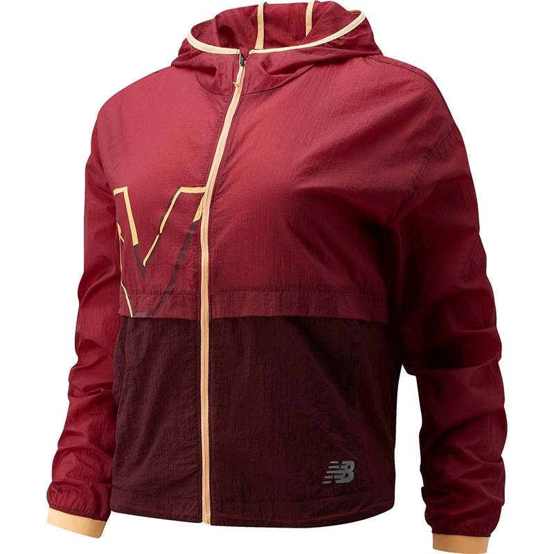 New Balance Womens Printed Impact Run Light Pack Jacket-1